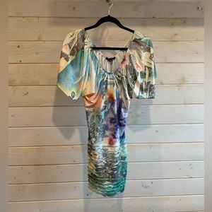 QED London | Patterned Bodycon Dress